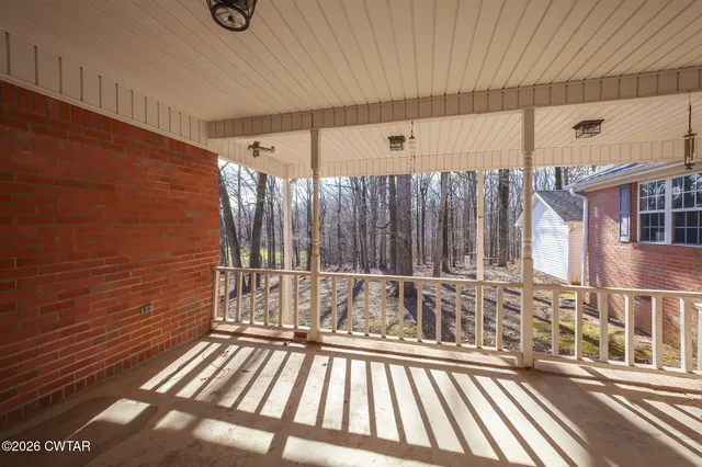 a view of a yard with street