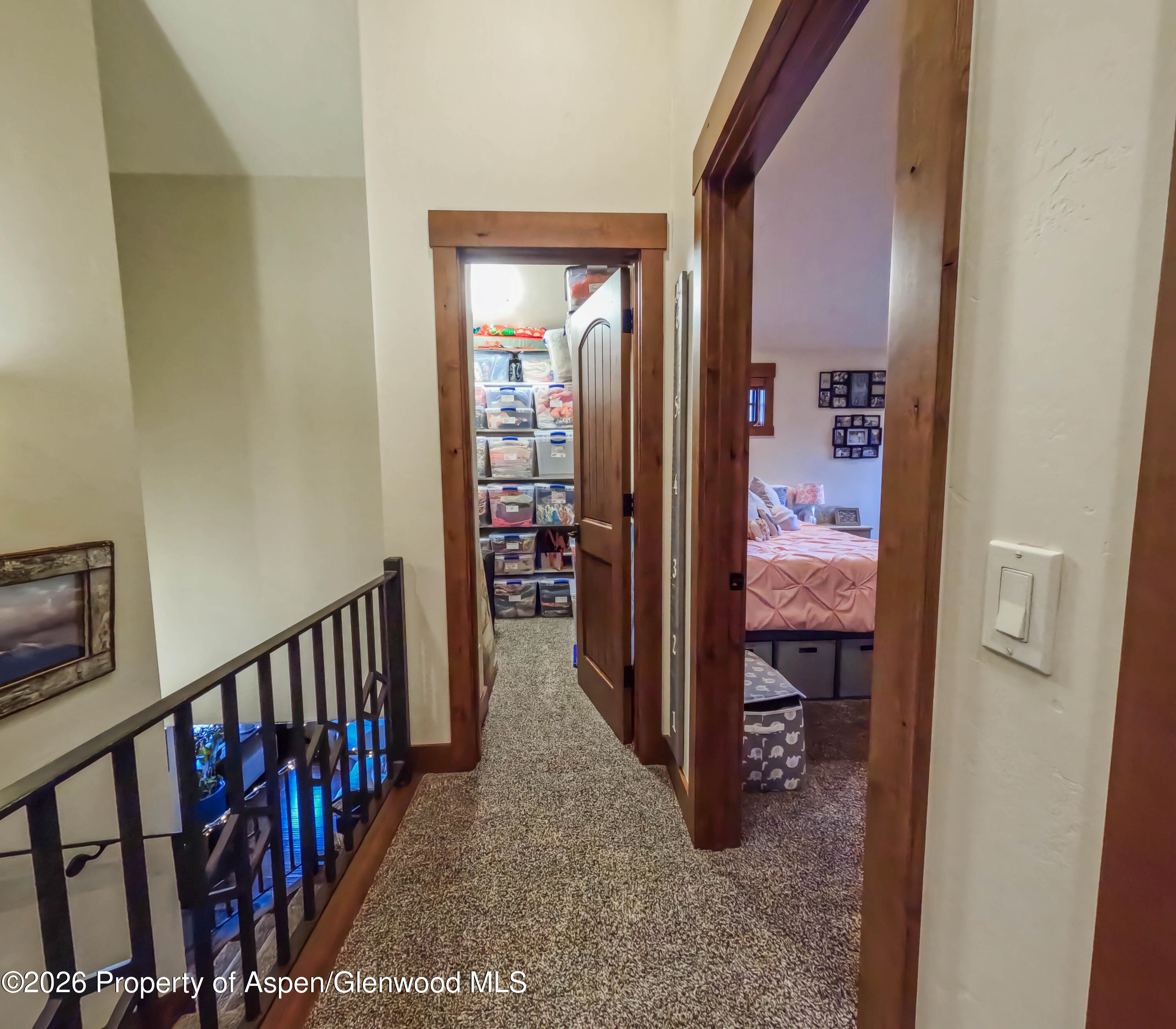 109 Valley Court Basalt, CO 81621 - Photo 34 of 41 a view of a hallway and a livingroom with furniture