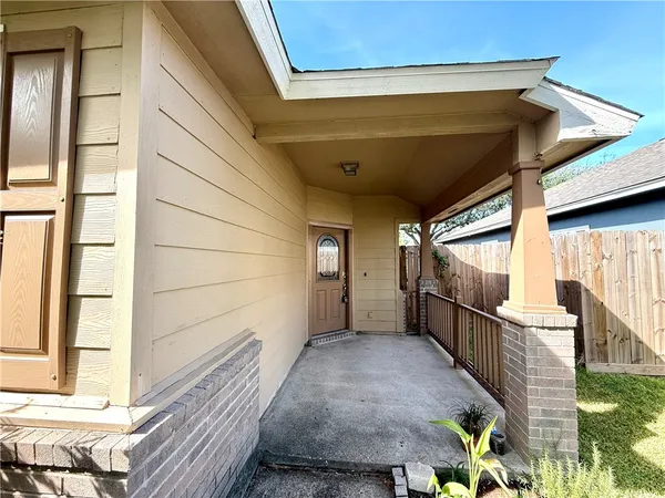 a view of a porch
