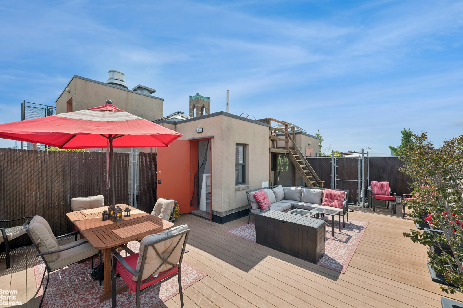 69 East 130th Street, Unit PHB Manhattan, NY 10037 - Photo 22 of 26 a view of a tables and chairs in patio