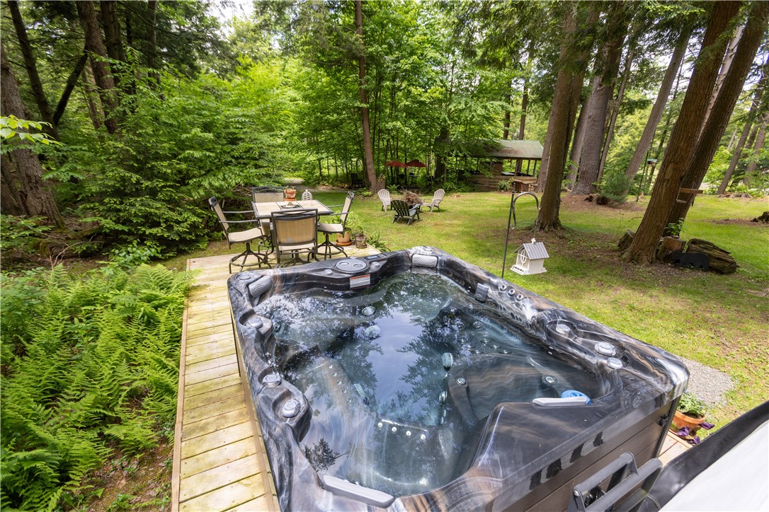 120 Marvin Road Smithville, NY 13841 - Photo 37 of 50 Hot Tub and outside sitting areas near the Gatheri