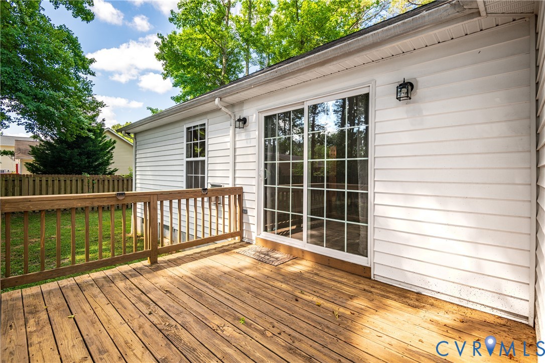 2099 Yacht Club Road Hayes, VA 23072 - Photo 42 of 42 a view of a wooden deck
