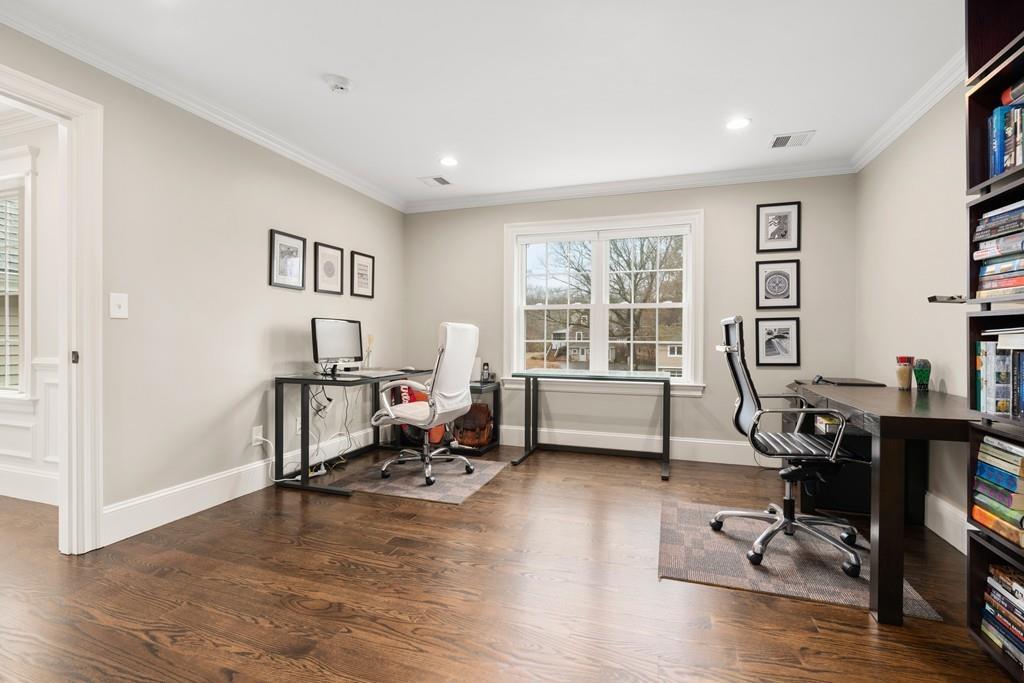 18 Webb Avenue Wellesley, MA 02481 - Photo 14 of 19 a view of a workspace with furniture and a window