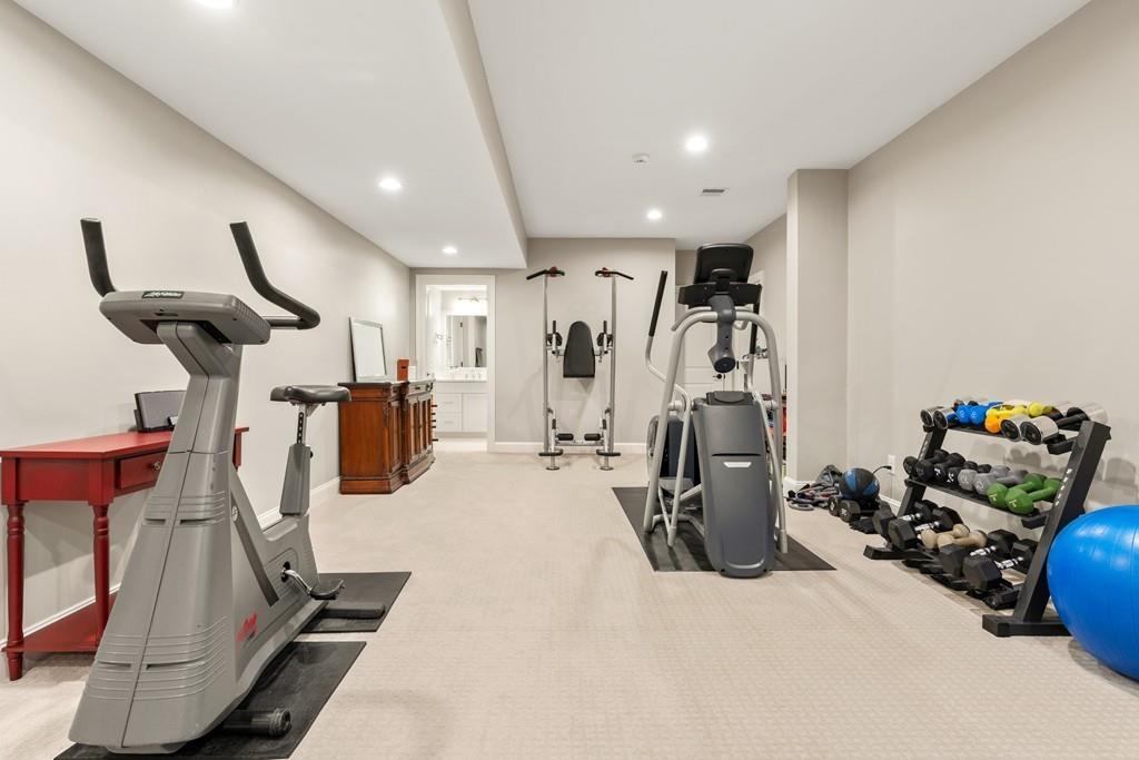 18 Webb Avenue Wellesley, MA 02481 - Photo 16 of 19 a view of a room with gym equipment