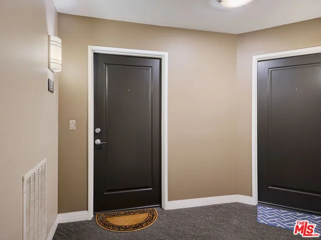 a view of an entryway door