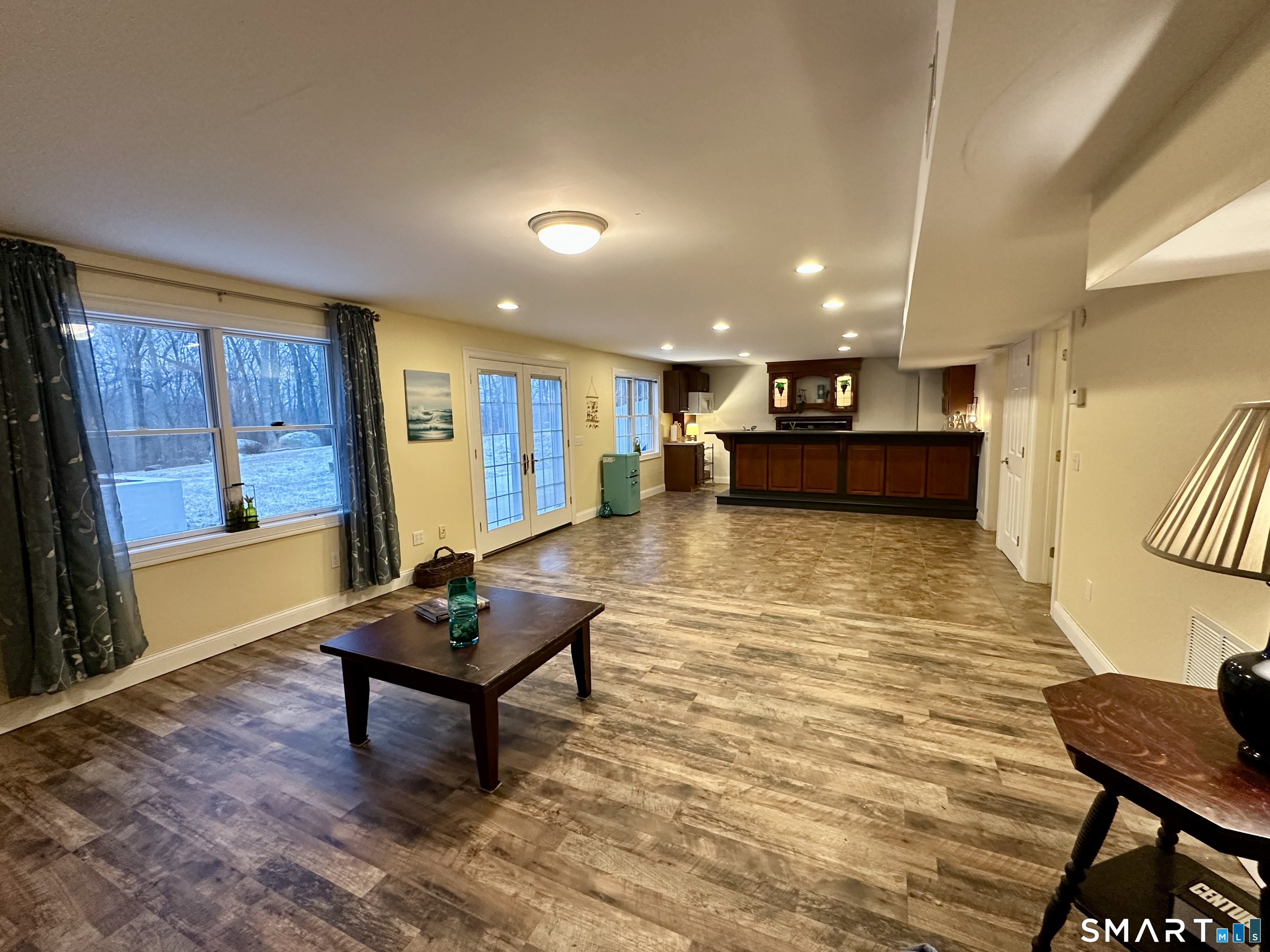 455 Chesterfield Road Montville, CT 06370 - Photo 25 of 40 Wet Bar with Propane Line for Stove / Oven. French Doors to large outside Patio
