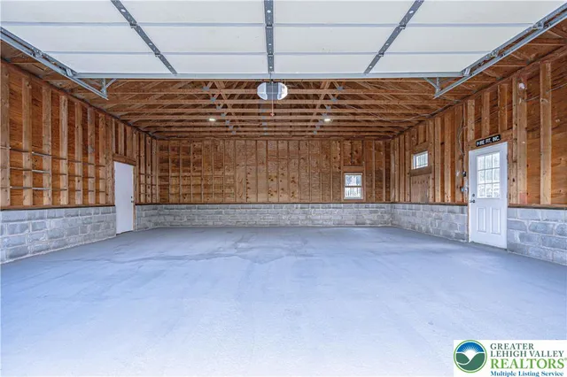 a view of an entrance of the building