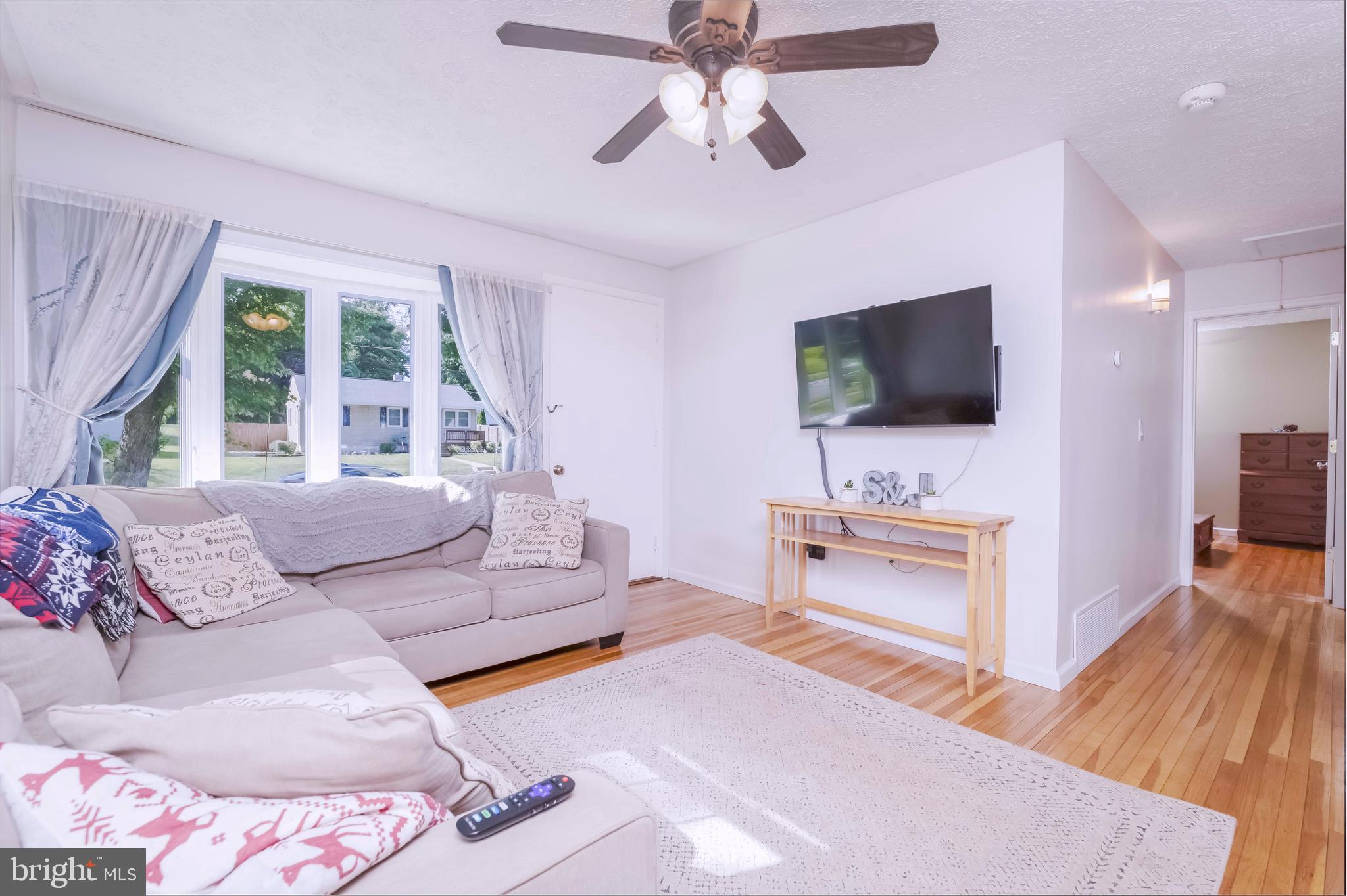 Living Room with Hardwood Floors