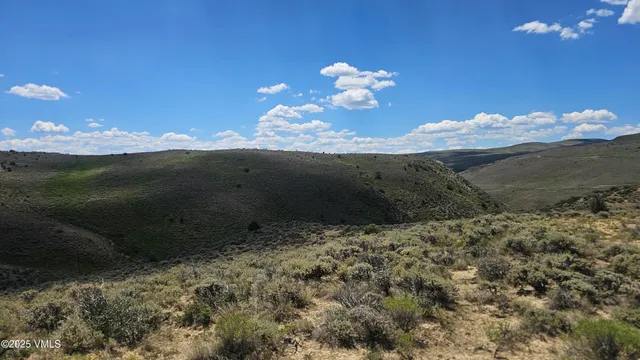 a view of a backyard of a house