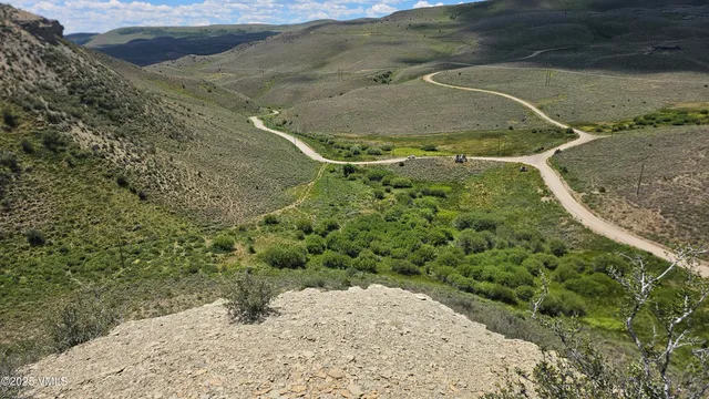 a view of a wooden door