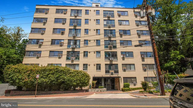 a front view of a building