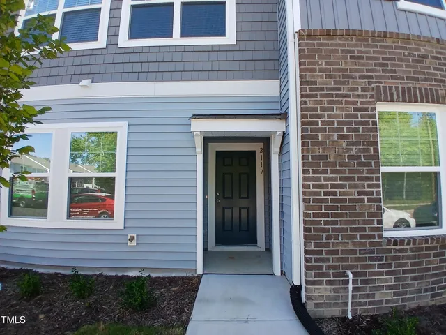 a view of front door of house