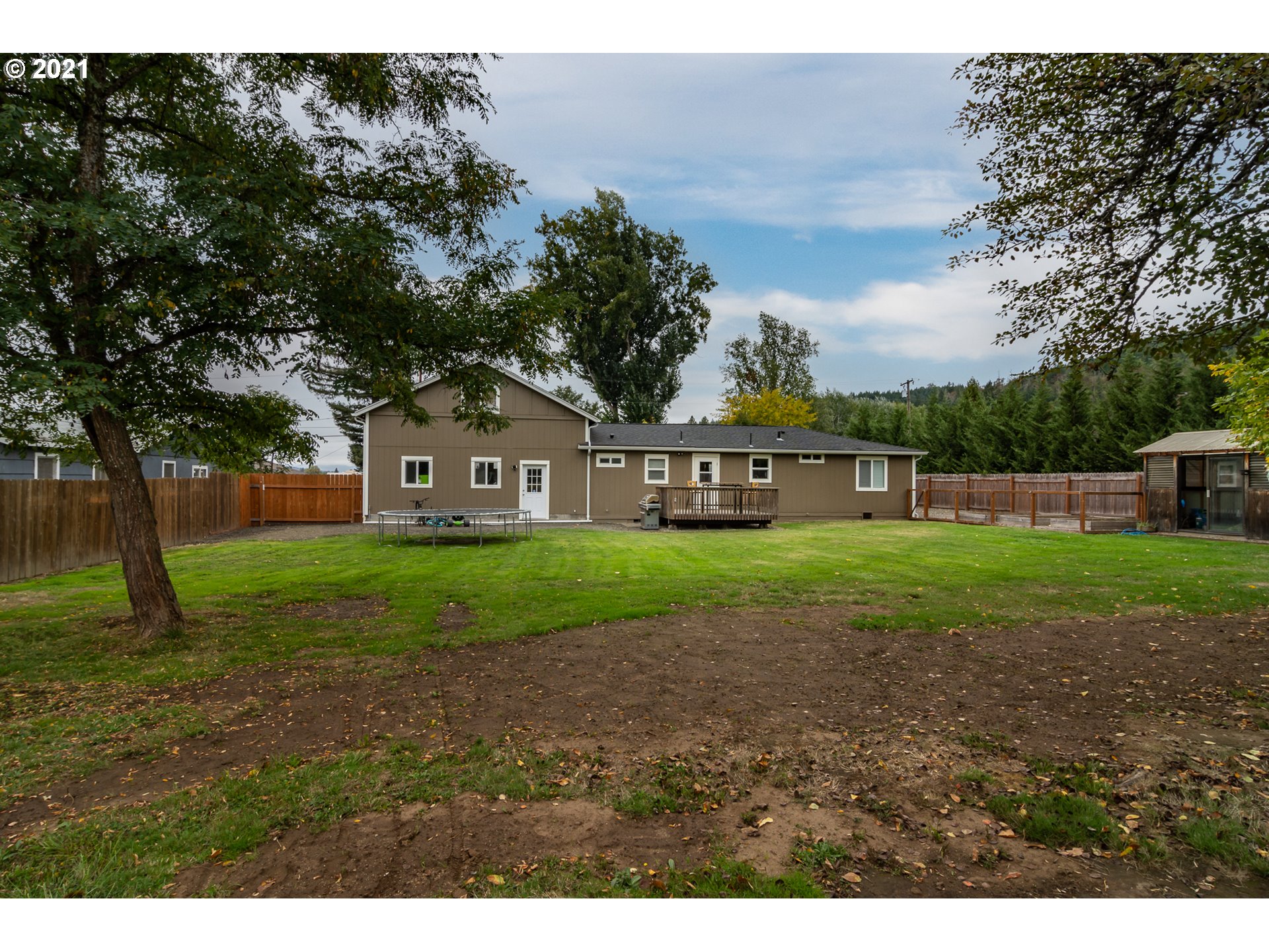 151 North Side Road Sutherlin, OR 97479 - Photo 21 of 27 a view of a house with a yard