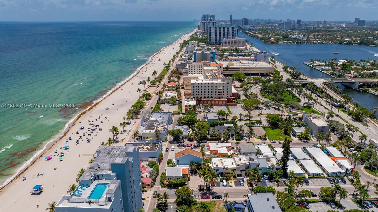 311 North Surf Road, Unit 311 Hollywood, FL 33019 - Photo 11 of 68 a view of a city with a lake