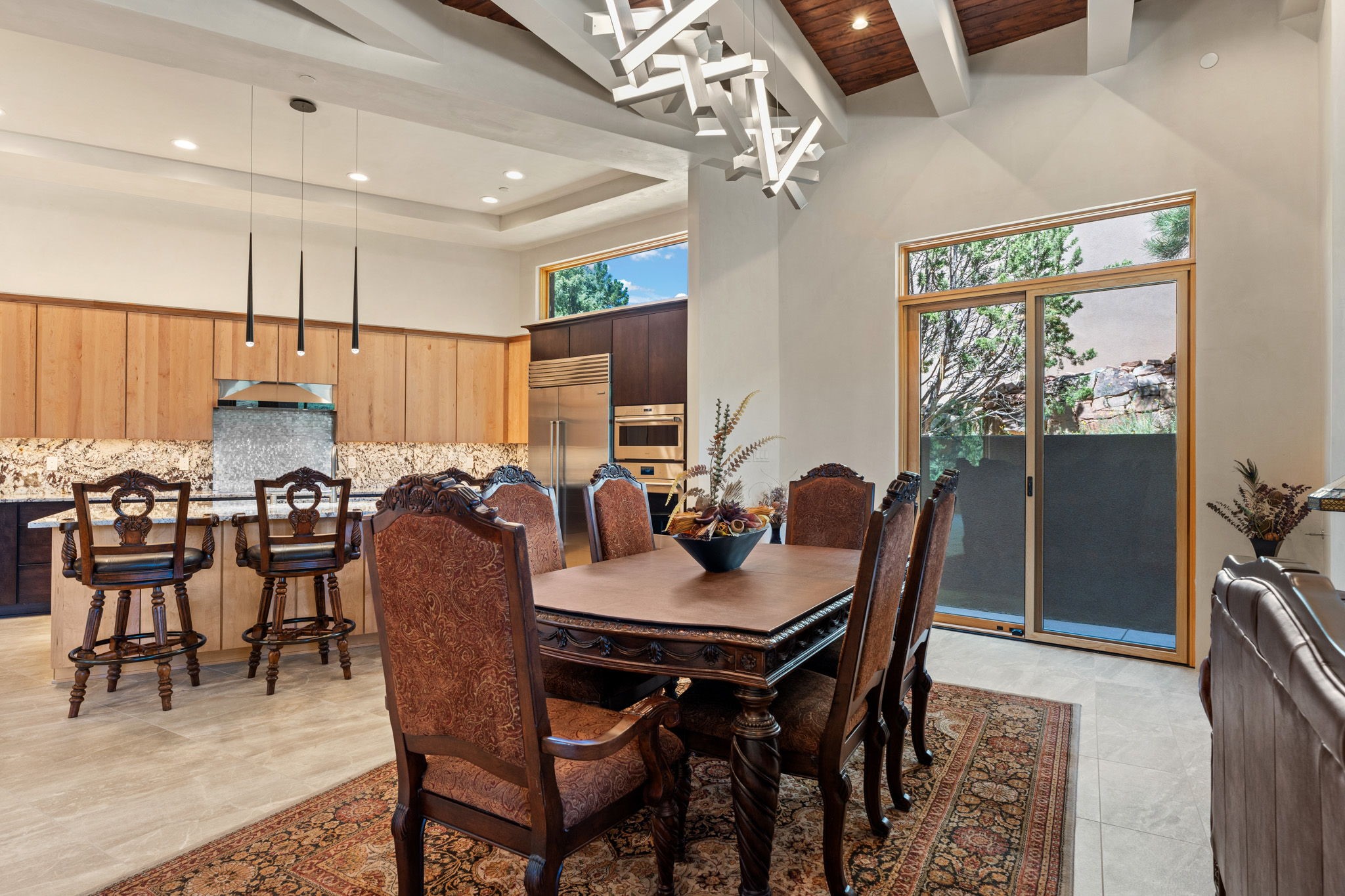 1411 Tesuque Creek Road Santa Fe, NM 87501 - Photo 12 of 45 Dining Area