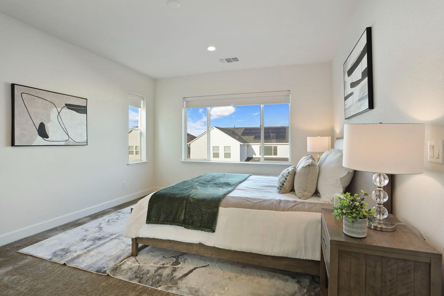 3081 Rio Grande Drive Tracy, CA 95377 - Photo 30 of 60 a bedroom with a bed and wooden floor