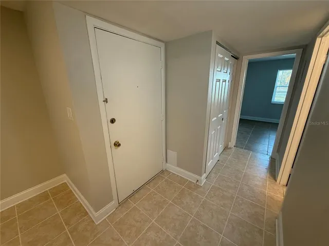 a view of an empty room