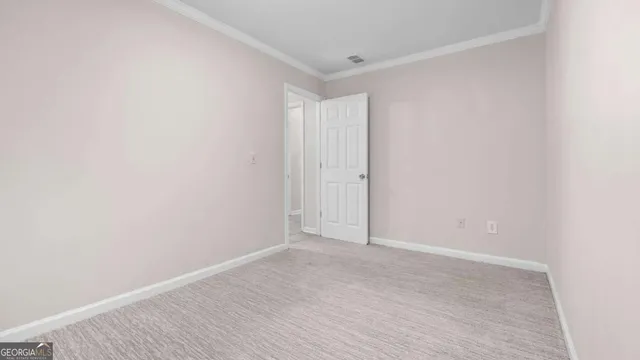 a view of an empty room