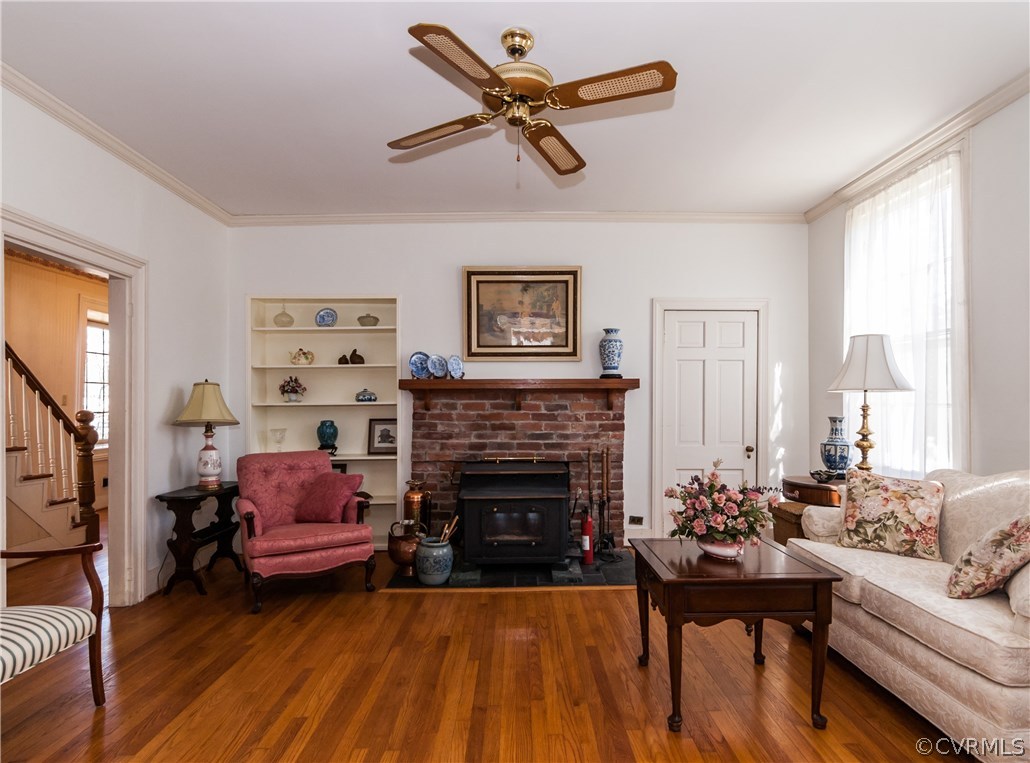 11513 Beach Road Chesterfield, VA 23838 - Photo 5 of 29 a living room with furniture and a fireplace