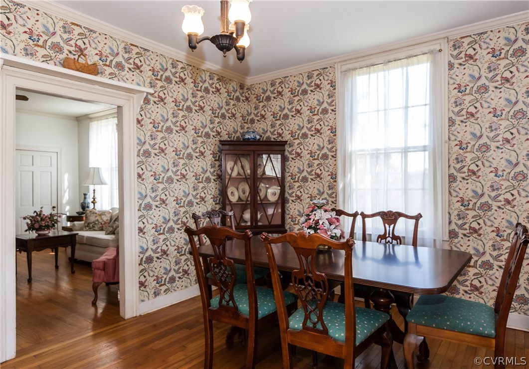 11513 Beach Road Chesterfield, VA 23838 - Photo 10 of 29 a view of a dining room with furniture and wooden floor