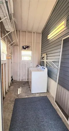 a view of a storage & utility room