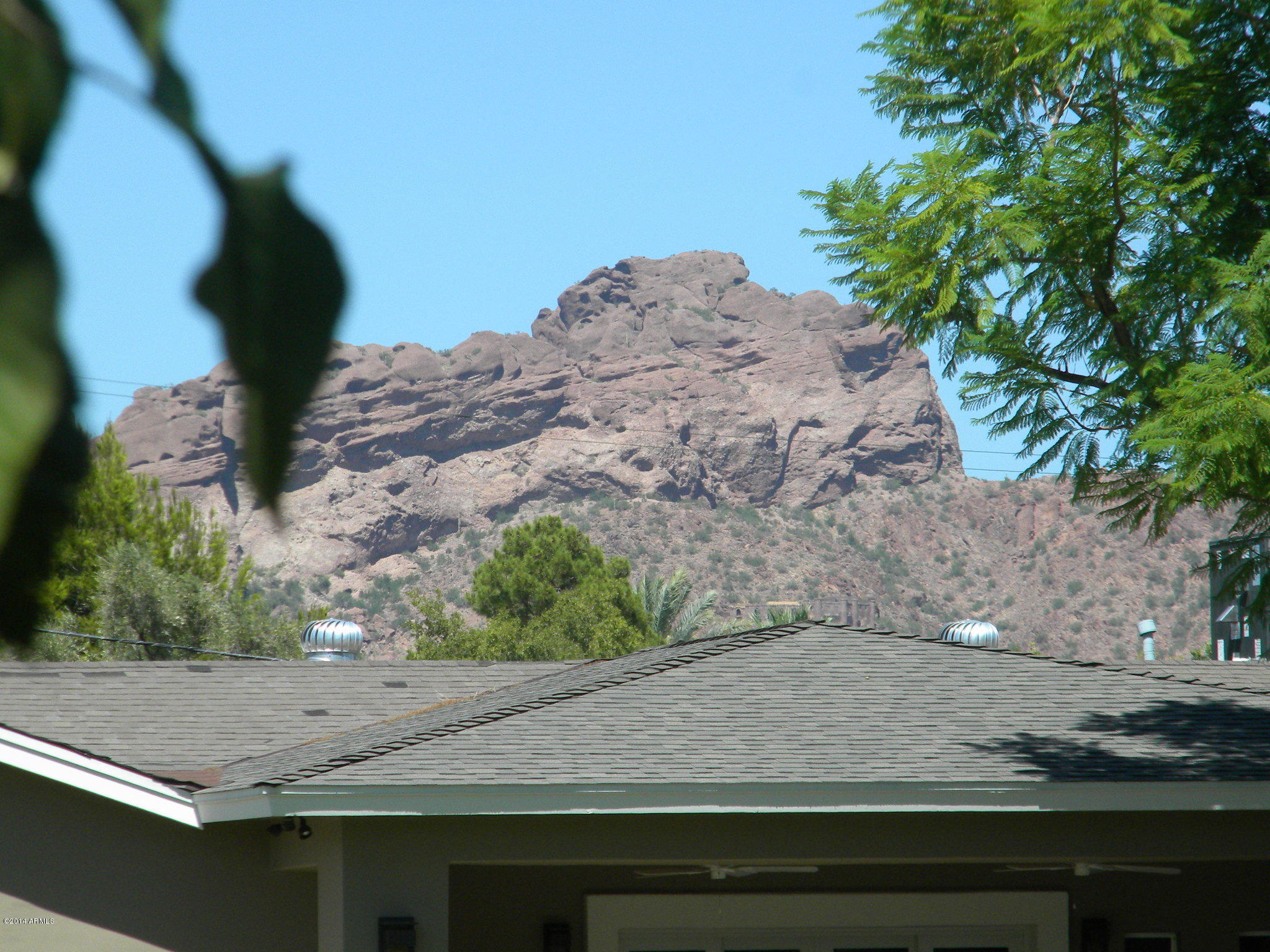 4645 East Osborn Road Phoenix, AZ 85018 - Photo 14 of 15 4848 view from bedroom window