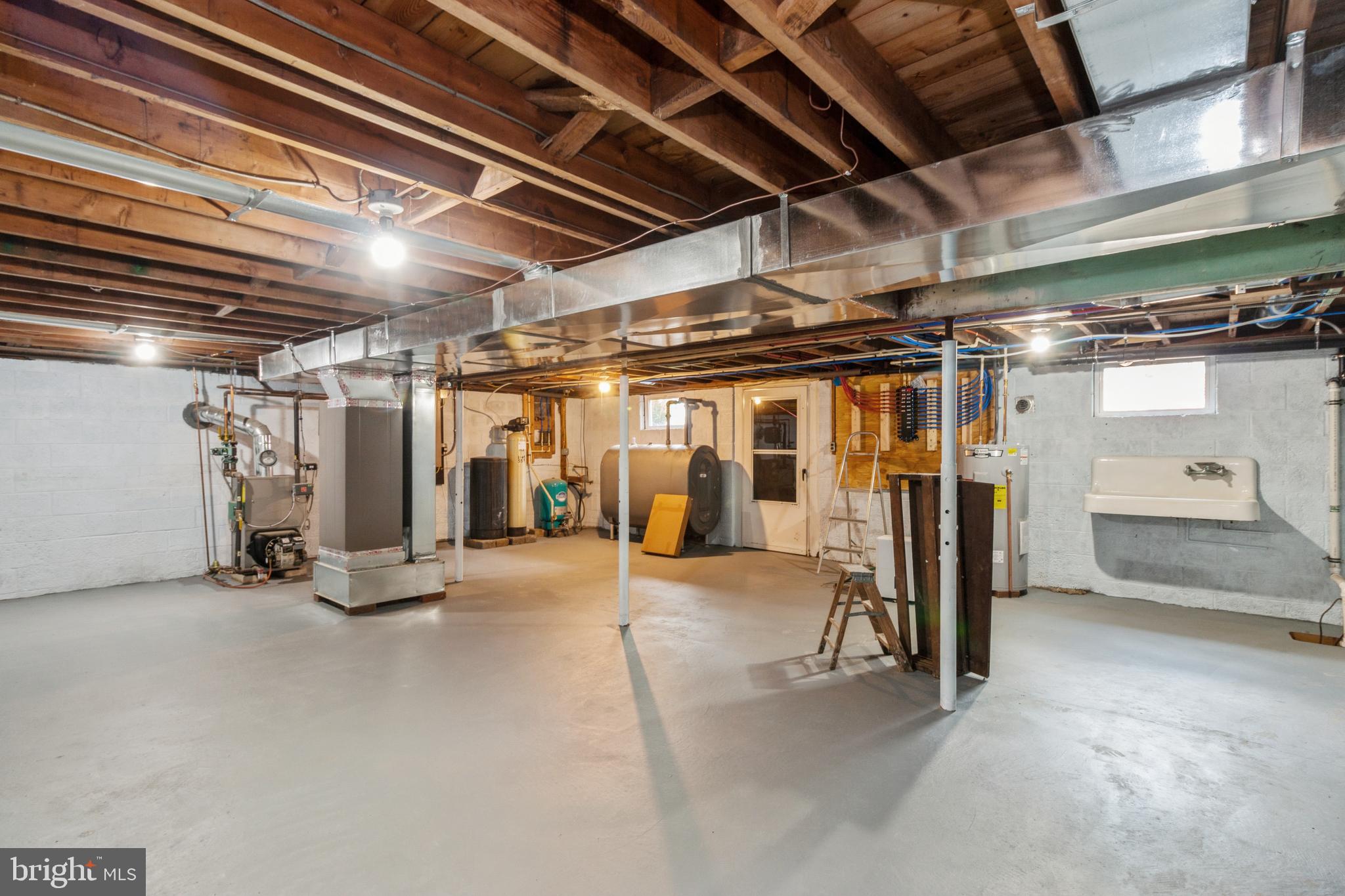 171 Stewart Road Pilesgrove, NJ 08098 - Photo 25 of 31 Full Basement with Bilco stairs