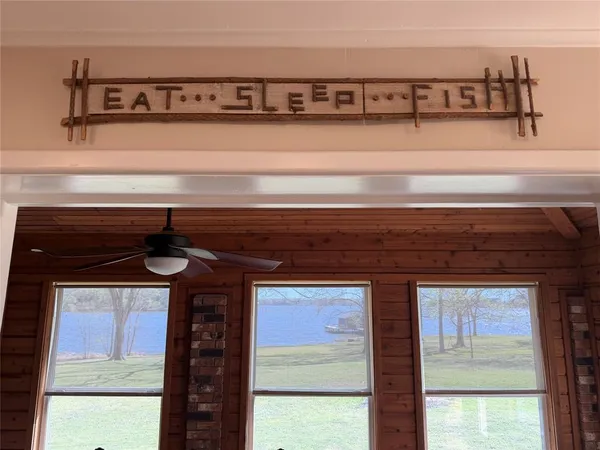 a close view of a fireplace in a room