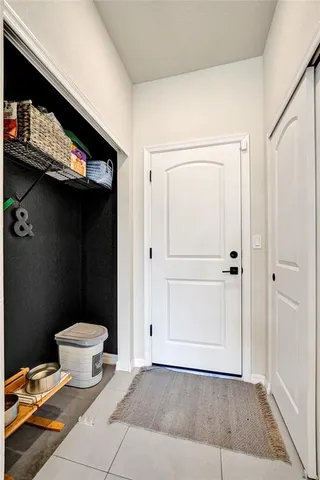 workspace with wooden floor and window