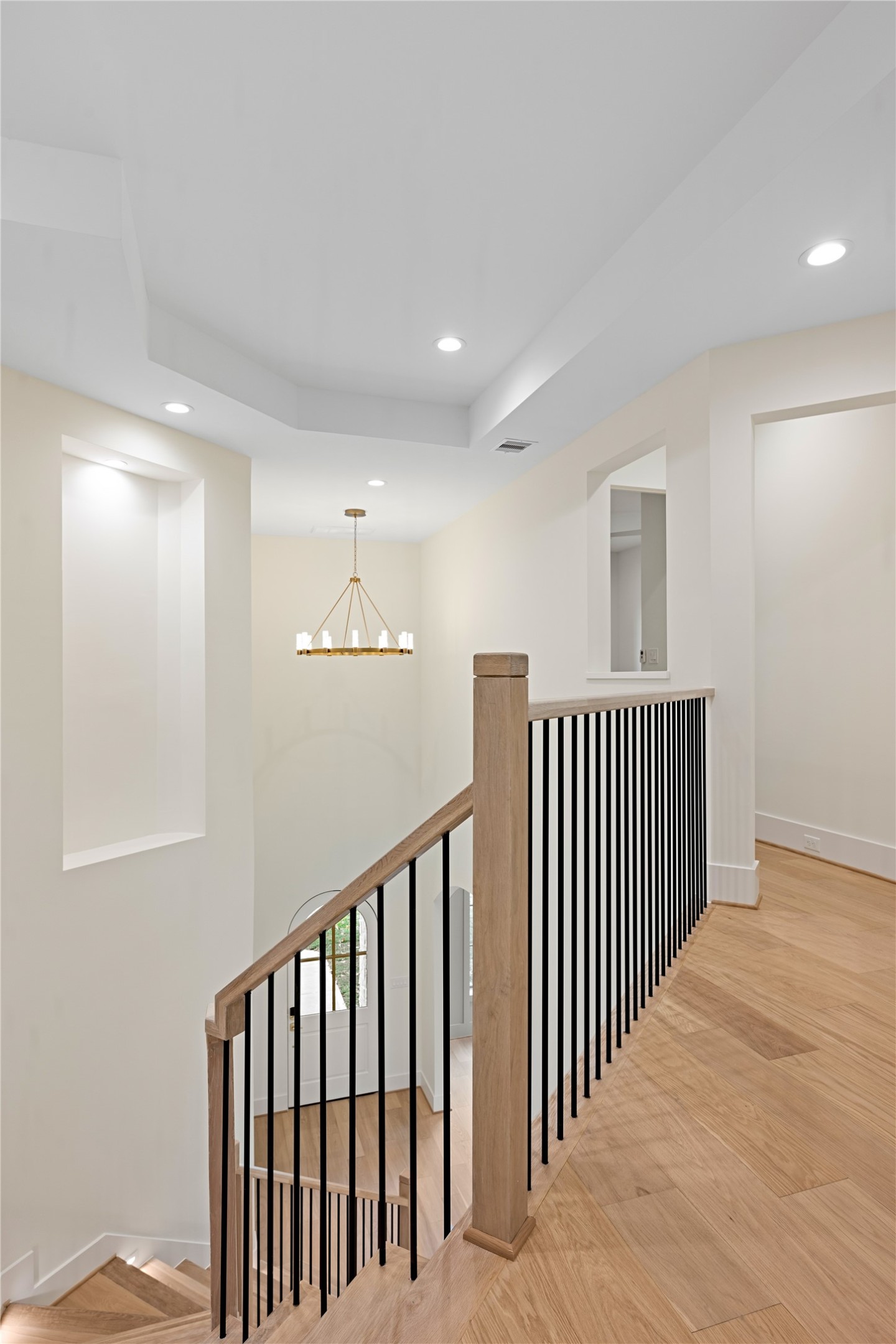 1441 Chamboard Lane Houston, TX 77018 - Photo 22 of 46 a view of staircase with rug floor
