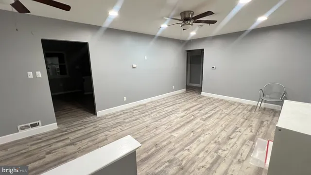 wooden floor in an empty room