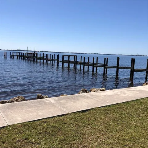 a view of a backyard of a house