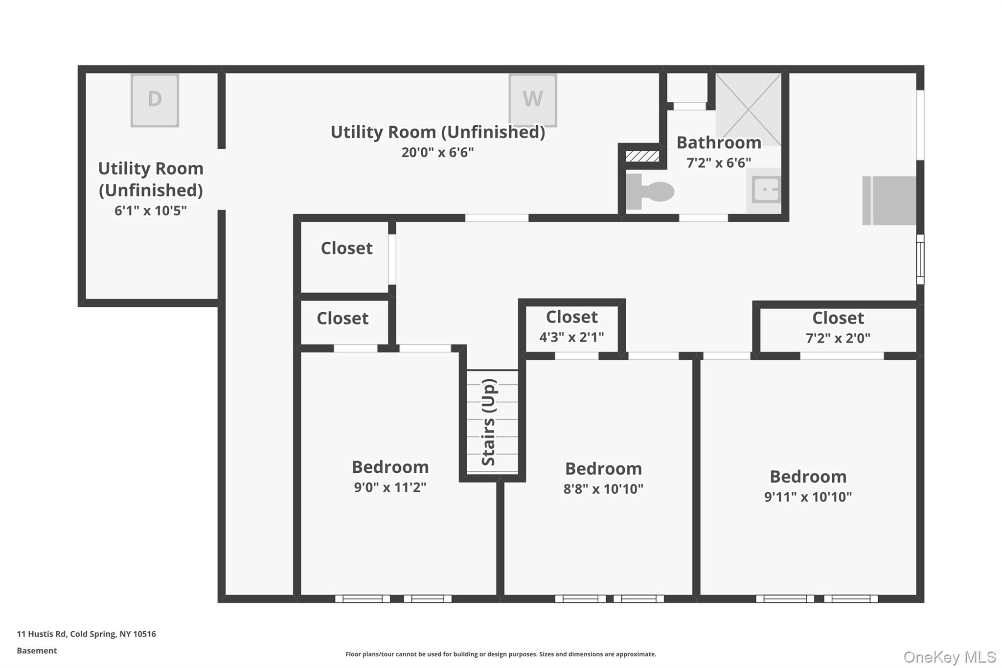11 Hustis Road Cold Spring, NY 10516 - Photo 31 of 31 Floor Plan - Lower Level
