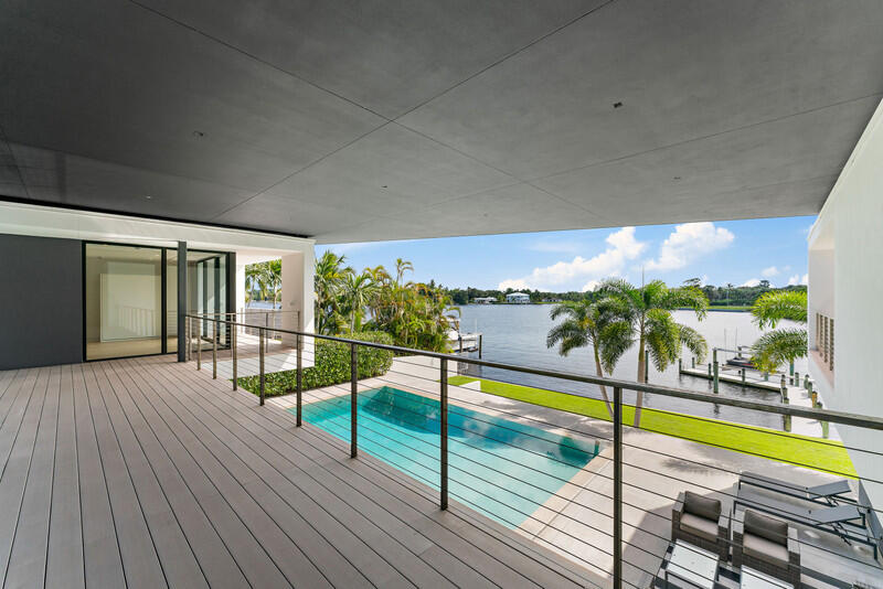 5706 Holly Lane Jupiter, FL 33458 - Photo 27 of 34 2nd floor-pool & intracoastal views