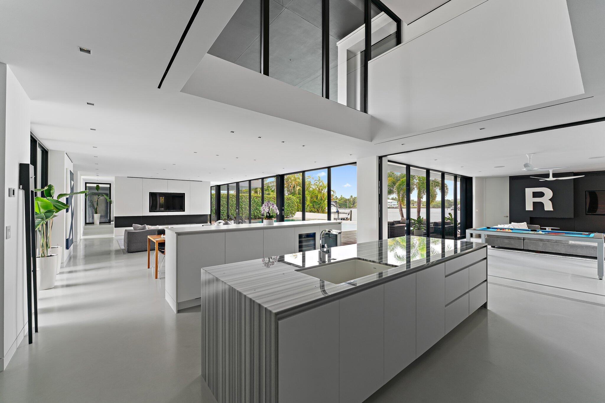 5706 Holly Lane Jupiter, FL 33458 - Photo 9 of 34 Kitchen with view of Living/Rec Rooms