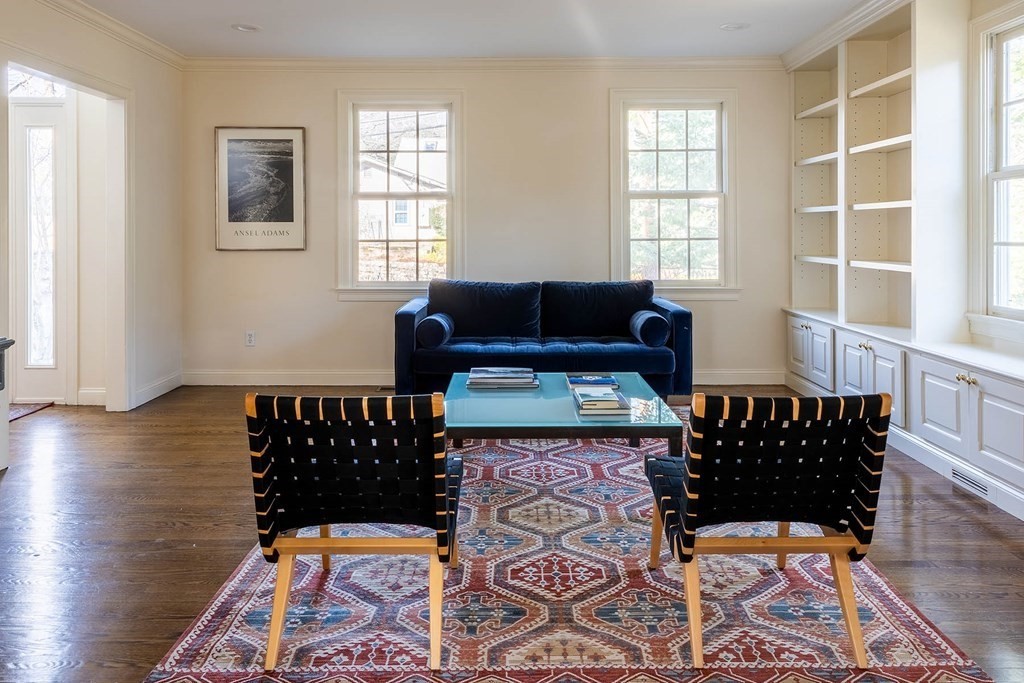 6 Oak Hill Road Needham, MA 02492 - Photo 3 of 18 a living room with furniture