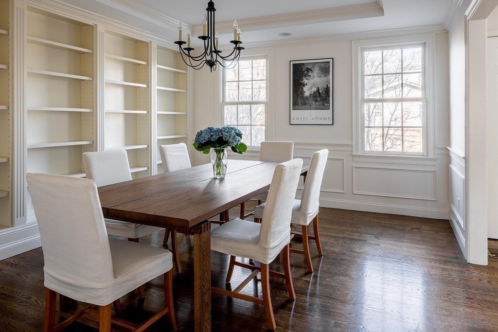 6 Oak Hill Road Needham, MA 02492 - Photo 8 of 18 a view of a dining room with furniture window and wooden floor