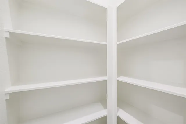 a close view of closet