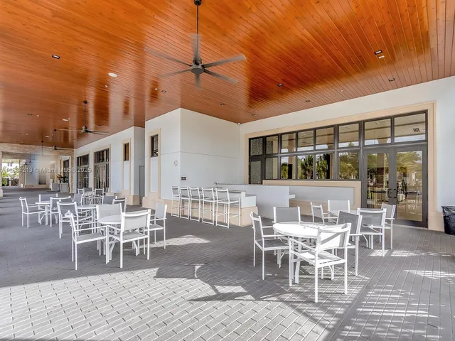an aerial view of a house having outdoor space
