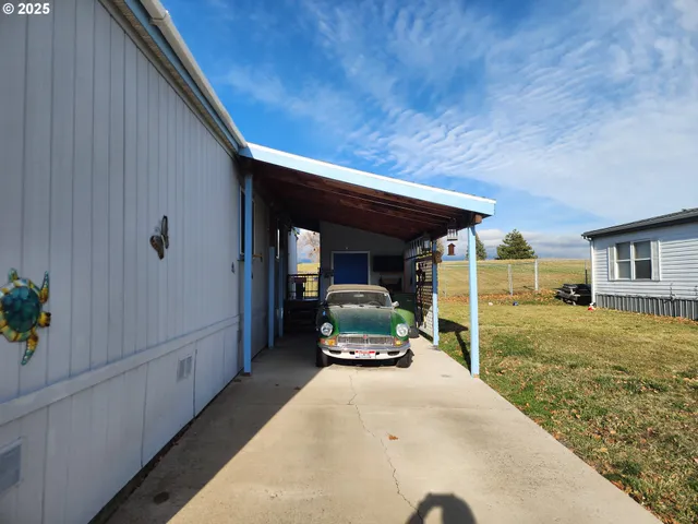a car parked in front of house