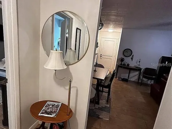 a view of livingroom and furniture