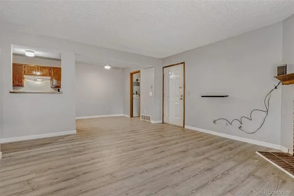 a view of an empty room