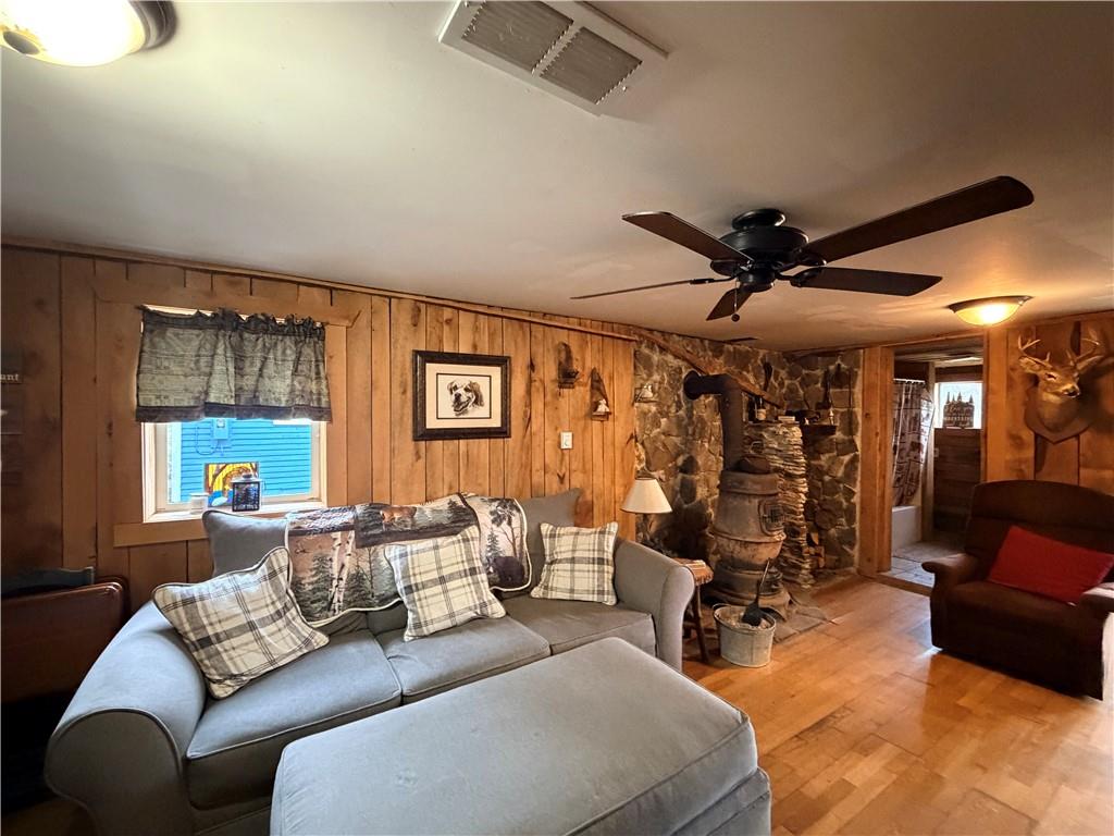 2964 Dawson Run Road West Hickory, PA 16370 - Photo 16 of 39 a living room with furniture a ceiling fan and a window