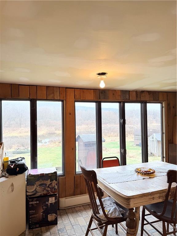 2964 Dawson Run Road West Hickory, PA 16370 - Photo 19 of 41 The dining space overlooks the pond outback. Fed by the Allegheny river, this area boasts numerous visits by various wildlife.