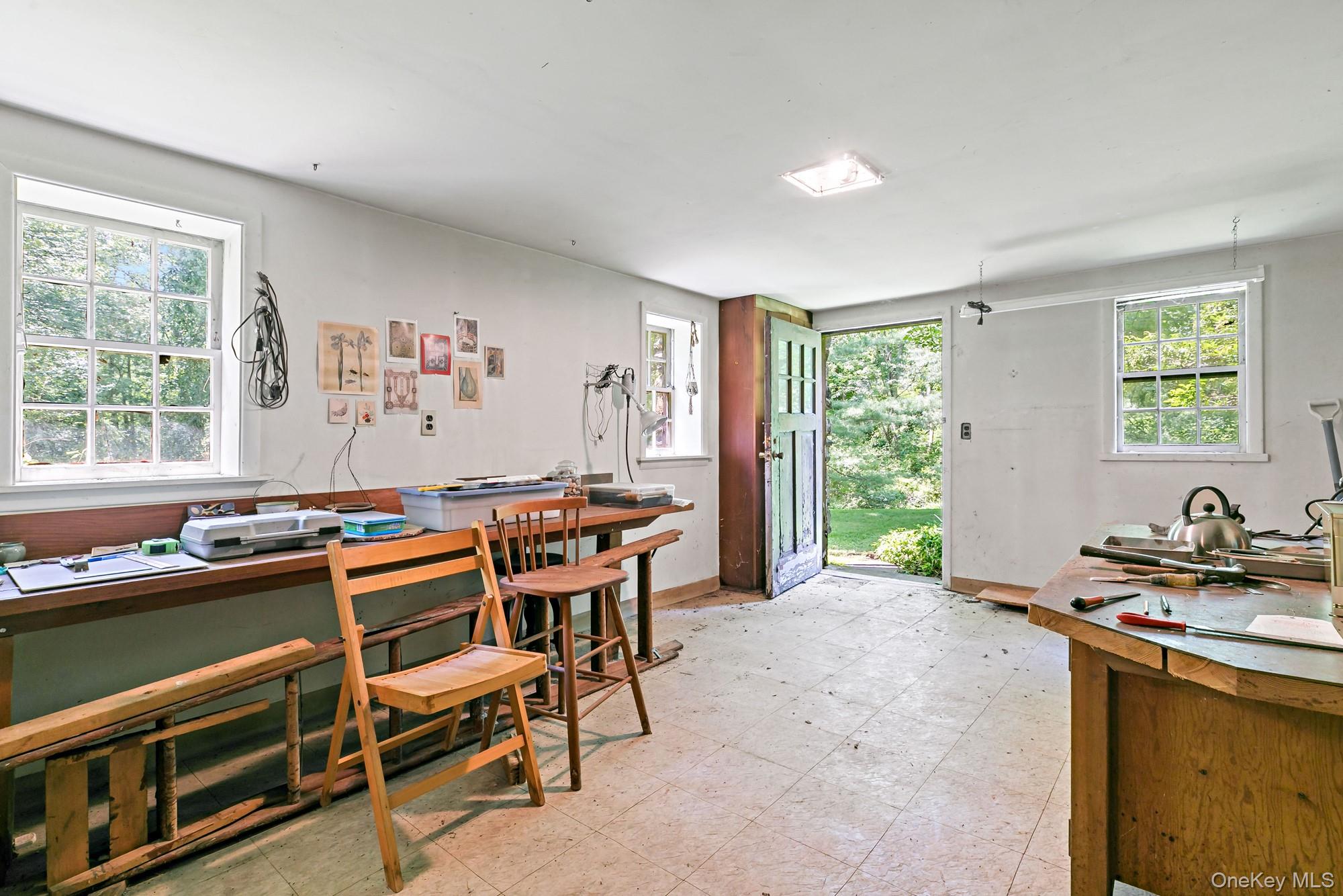 538 Croton Heights Road Yorktown Heights, NY 10598 - Photo 17 of 24 Lower level art studio with door out.