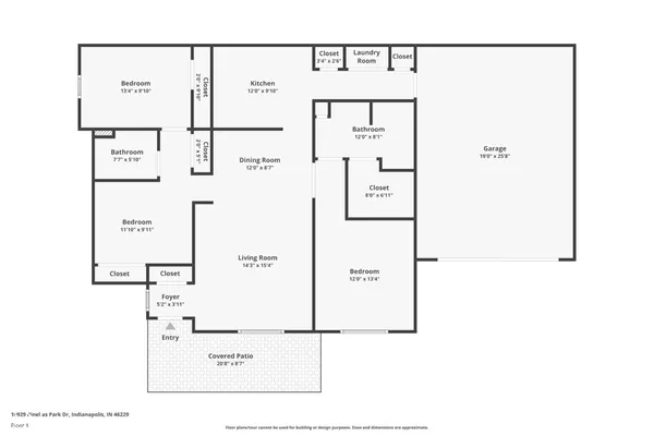 $199,900 | 10929 Pinellas Park Drive, Indianapolis, IN 46229