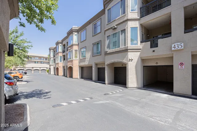 a view of a building with entryway