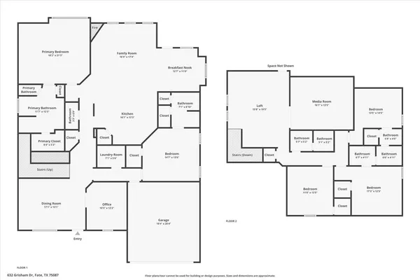 $540,000 | 632 Grisham Drive, Fate, TX 75087