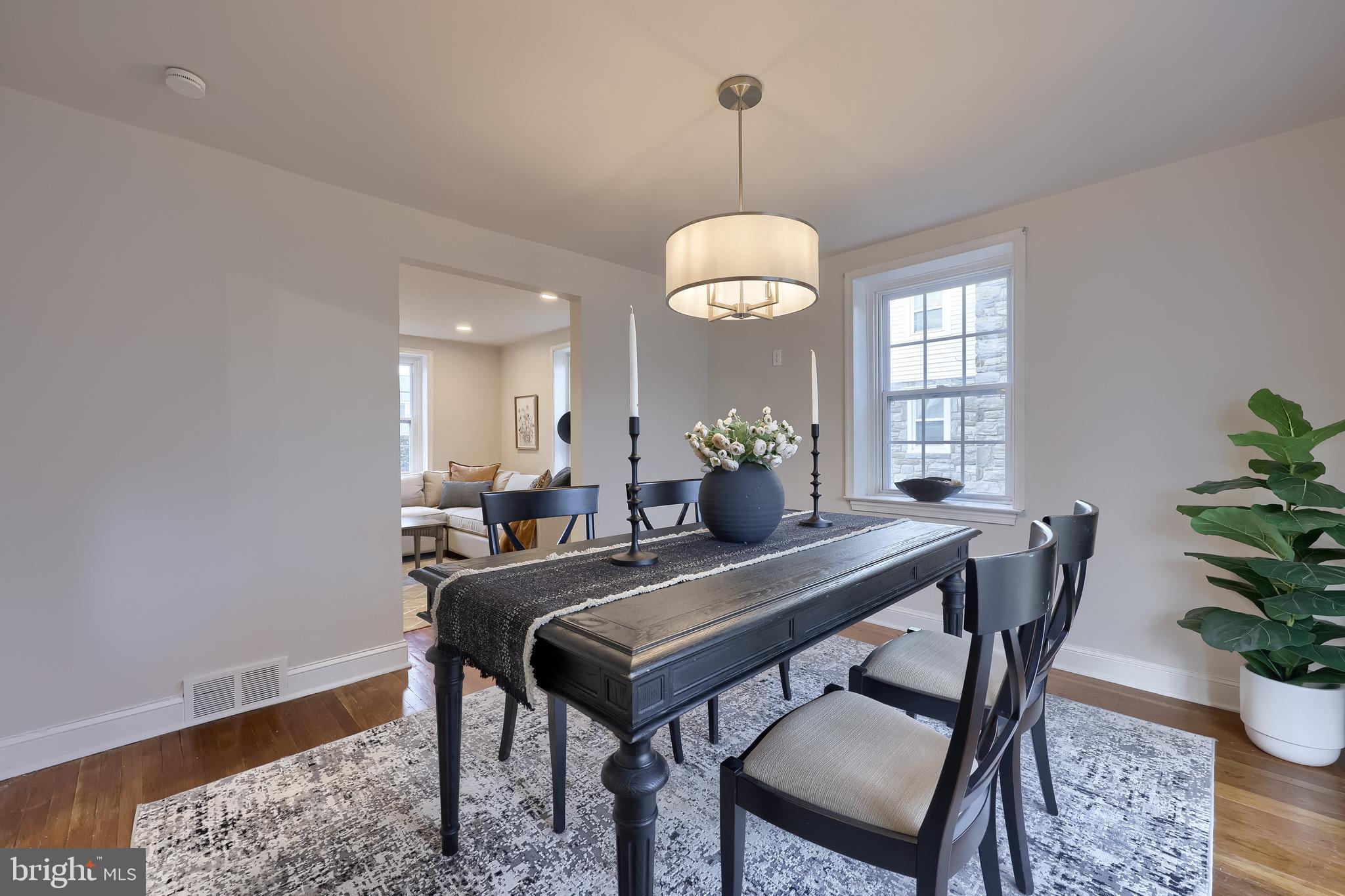 31 Wayfield Road Springfield, PA 19064 - Photo 13 of 49 a view of a dining room with furniture window and wooden floor