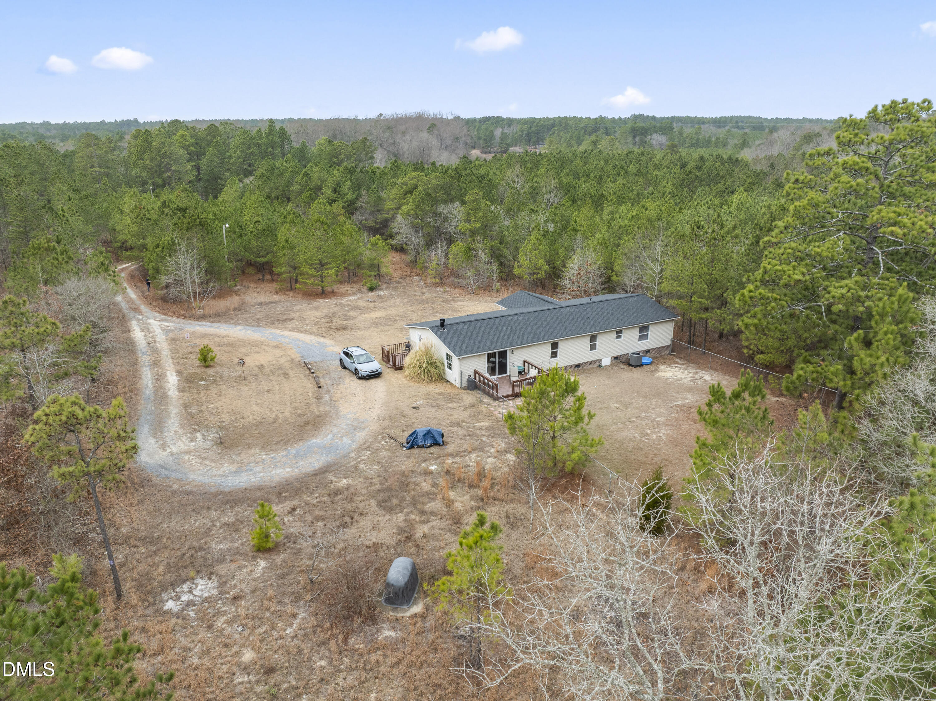 707 Currie Mill Road Jackson Springs, NC 27281 - Photo 12 of 37 Arial Rear 2